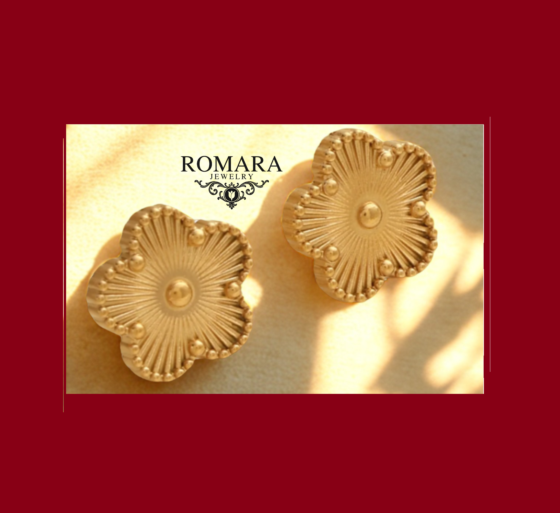 Aretes Lía Acero Inox 18kt