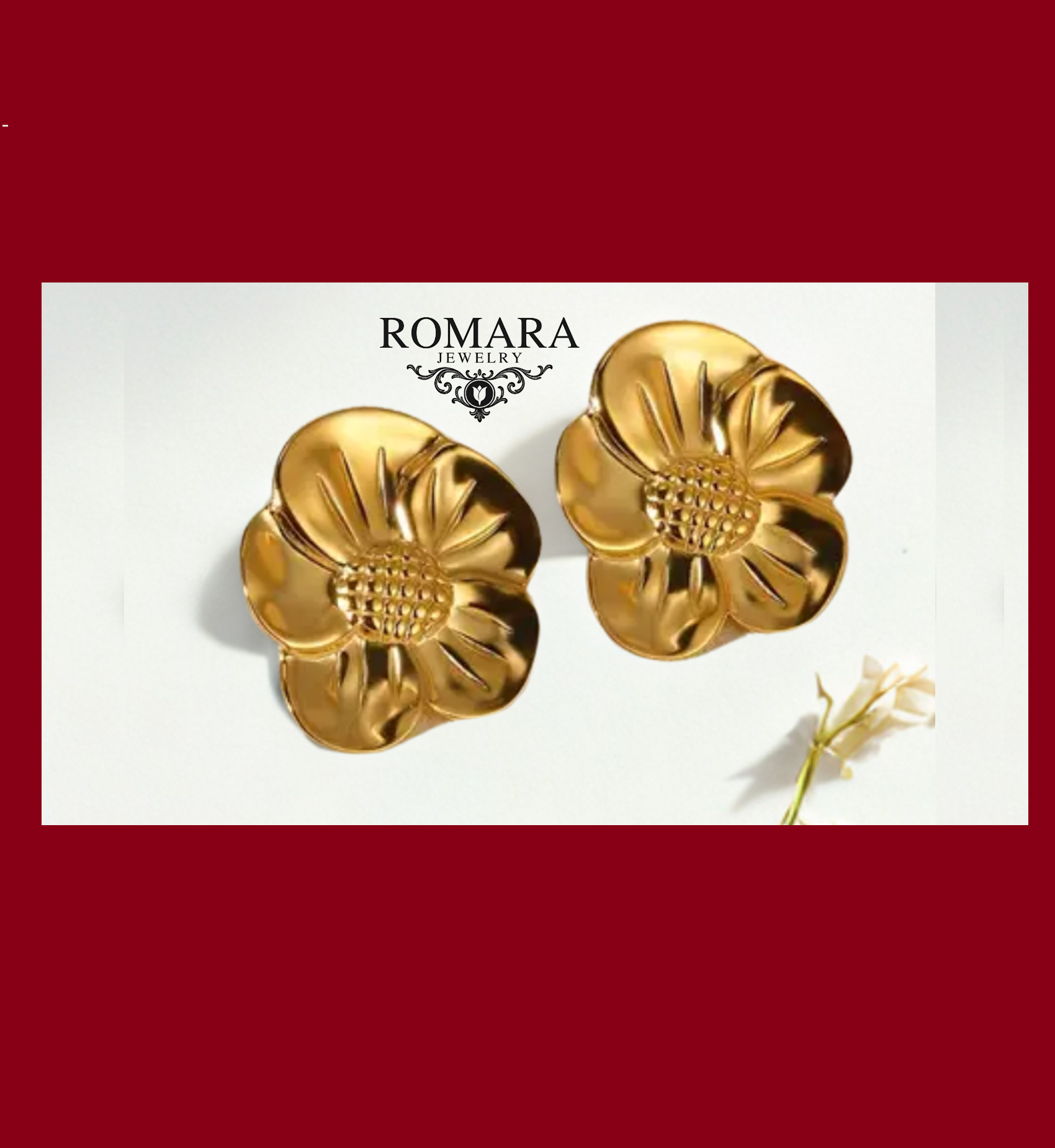 Aretes Amapola Acero Inox 18kt