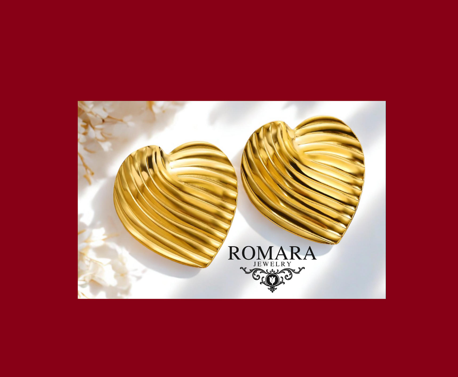 Aretes Latido Acero Inox  18kt
