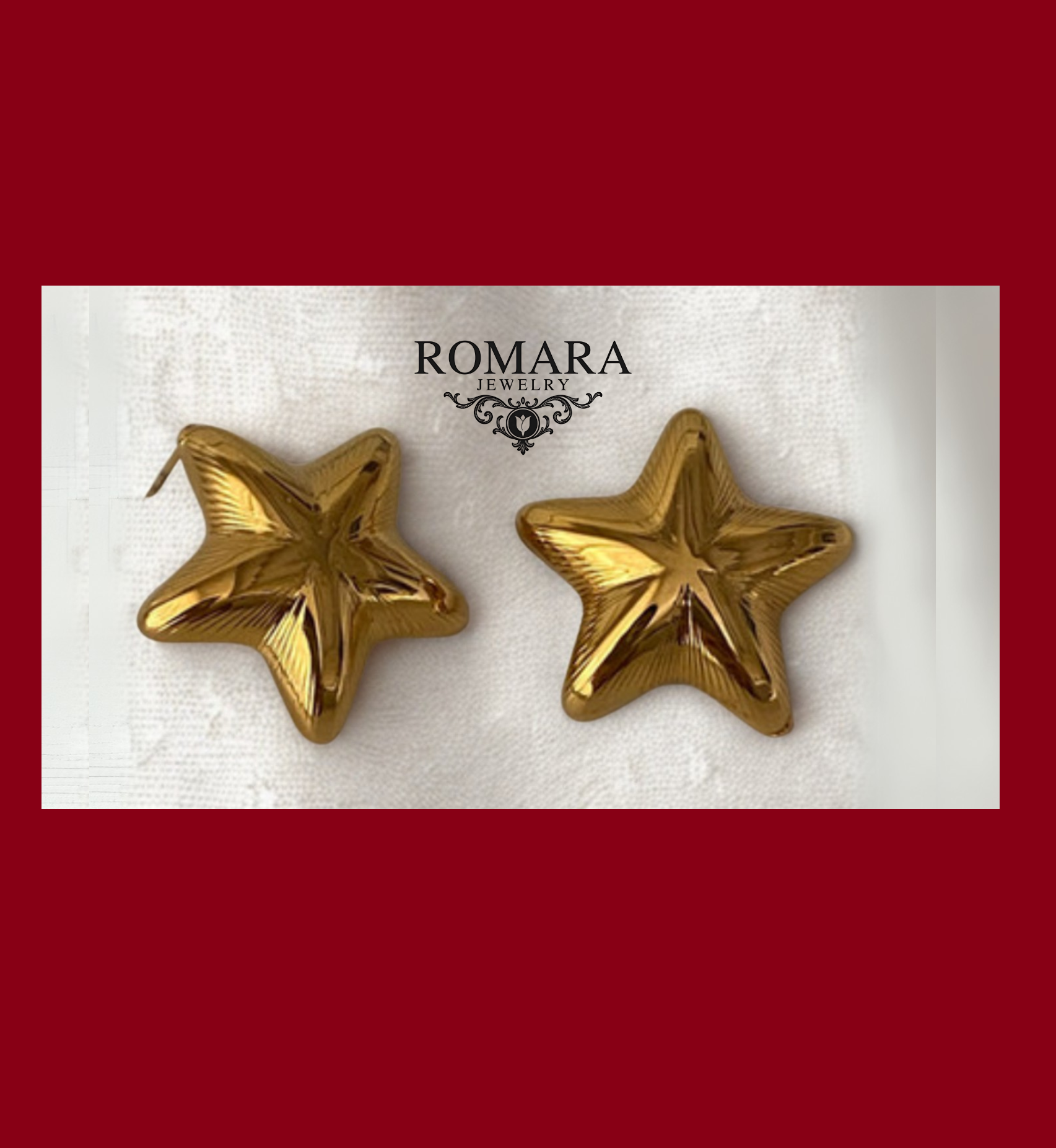 Aretes Marina Acero Inox 18kt